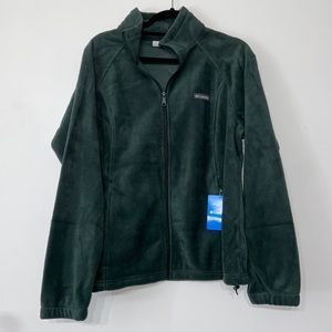 Brand new green zip up fleece from Columbia